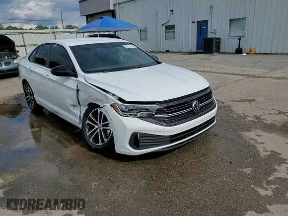 2024 Volkswagen Jetta Sport with VIN 3VWAM7BU7RM093673, listed as a Copart auction lot 56571065 with 2,948 mi miles and Salvage title. Bid and sale history available at DreamBid. Image 13.