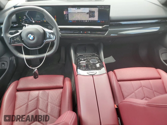 2024 BMW 5 Series 530i with VIN WBA43FJ09RCR05243, listed as a Copart auction lot 61690705 with 34,450 mi miles and Salvage title. Bid and sale history available at DreamBid. Image 8.
