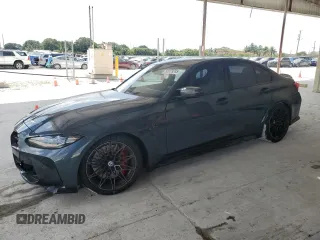 2024 BMW M3 Competition xDrive z VIN WBS43AY01RFS01430, wystawiony jako Copart lot #53973245 z przebiegiem 6 584 mil mil oraz Szkoda całkowita • Salvage title. Historia ofert i sprzedaży dostępna na DreamBid. Obrazek 1.