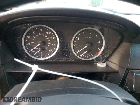 2006 BMW 5 Series 525i with VIN WBANE53506CK82592, listed as a Copart auction lot 42207415 with Not Provided miles and Salvage Title. Bid and sale history available at DreamBid. Image 9.