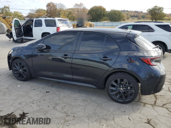 2023 Toyota Corolla XSE with VIN JTNC4MBE2P3201405, listed as a Copart auction lot 73908083 with 23,645 mi miles and Salvage Title. Bid and sale history available at DreamBid. Image 2.