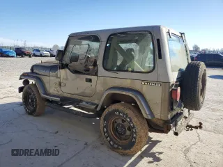 1991 Jeep Wrangler with VIN 2J4FY49S5MJ112683, listed as a Copart auction lot 47187635 with 230,342 mi miles and Clean title. Bid and sale history available at DreamBid. Image 2.