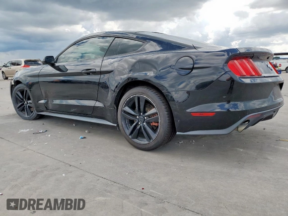 2015 Ford Mustang EcoBoost with VIN 1FA6P8TH8F5408060, listed as a Copart auction lot 62118585 with 76,913 mi miles and Salvage title. Bid and sale history available at DreamBid. Image 2.