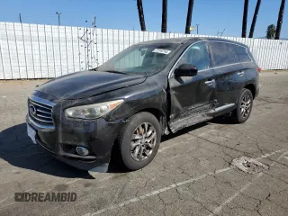 2013 Infiniti JX35 with VIN 5N1AL0MN8DC312021, listed as a Copart auction lot 77219714 with 137,841 mi miles and Salvage Title. Bid and sale history available at carsss.com. Image 1.