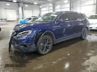 2024 Volkswagen Tiguan SE with VIN 3VVNB7AX8RM038446, listed as a Copart auction lot 58329315 with 18,510 mi miles and Salvage title. Bid and sale history available at DreamBid. Image 1.