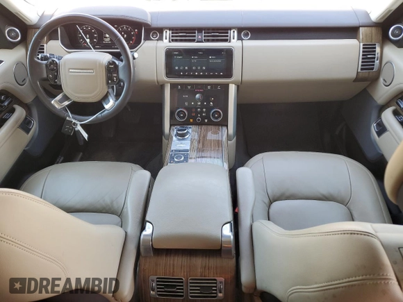 2020 Land Rover Range Rover with VIN SALGR2SU2LA597739, listed as a Copart auction lot 69633754 with 52,808 mi miles and Salvage title. Bid and sale history available at DreamBid. Image 8.