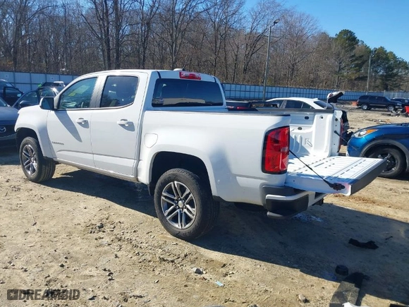 2022 Chevrolet Colorado 2WD Work Truck with VIN 1GCGSBEN5N1181946, listed as a IAAI auction lot 41336701 with 32,406 mi miles. Bid and sale history available at carsss.com. Image 3.