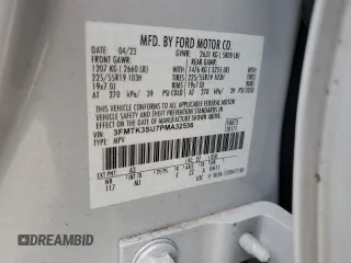 2023 Ford Mustang Mach-E Premium with VIN 3FMTK3SU7PMA32536, listed as a Copart auction lot 47408665 with 16,978 mi miles and Salvage Title. Bid and sale history available at DreamBid. Image 13.