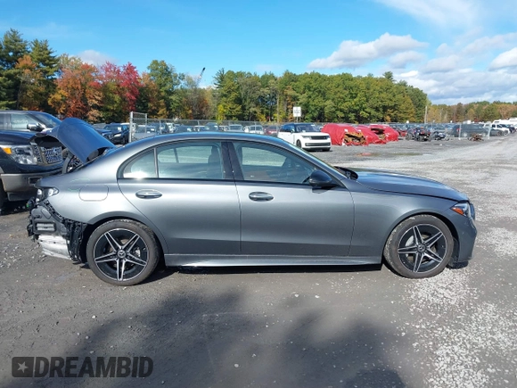2024 Mercedes-Benz C 300 with VIN W1KAF4HB1RR162332, listed as a IAAI auction lot 40528259 with 512 mi miles and . Bid and sale history available at DreamBid. Image 13.