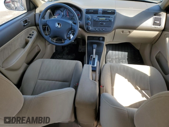 2004 Honda Civic EX with VIN 2HGES26764H529889, listed as a Copart auction lot 49139985 with 153,737 mi miles and Salvage Title. Bid and sale history available at DreamBid. Image 8.