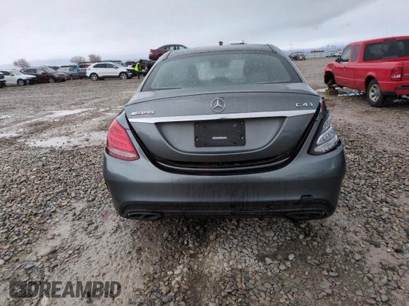 2017 Mercedes-Benz C 43 AMG with VIN 55SWF6EB6HU204688, listed as a Copart auction lot 47649265 with 96,964 mi miles and Salvage Title. Bid and sale history available at DreamBid. Image 6.