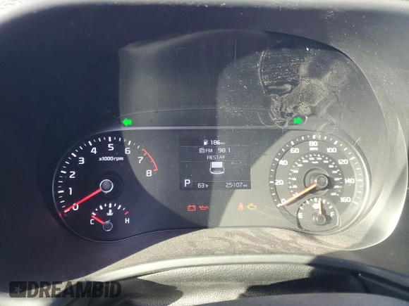 2020 Kia Soul S with VIN KNDJ23AU9L7082355, listed as a Copart auction lot 45051825 with 25,107 mi miles and Salvage Title. Bid and sale history available at carsss.com. Image 9.