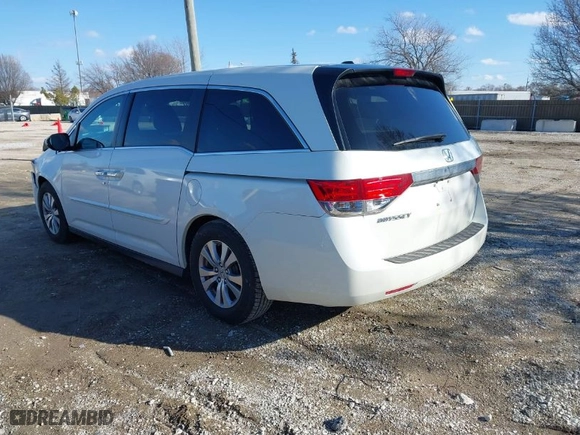 2015 Honda Odyssey EX-L with VIN 5FNRL5H64FB120091, listed as a IAAI auction lot 41864598 with 94,503 mi miles. Bid and sale history available at carsss.com. Image 3.