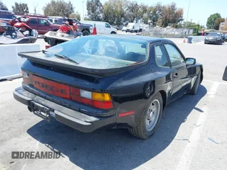 1984 Porsche 944 with VIN WP0AA0947EN459060, listed as a IAAI auction lot 42215176 with 43,863 mi miles and . Bid and sale history available at carsss.com. Image 4.