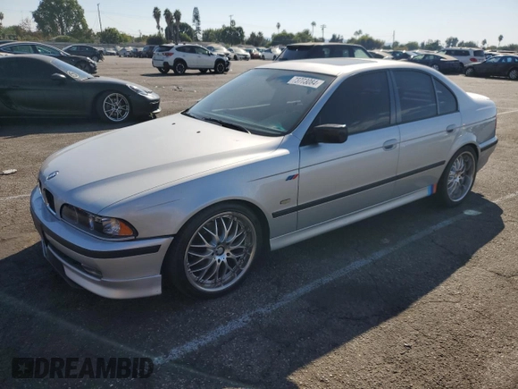 2000 BMW 5 Series 528iA with VIN WBADM6346YGU26119, listed as a Copart auction lot 73773084 with 177,616 mi miles and Salvage Title. Bid and sale history available at carsss.com. Image 1.