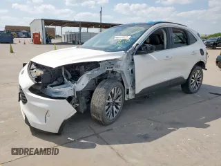 2022 Ford Escape Titanium с VIN 1FMCU9J91NUB93886, выставлен на аукционе Copart как лот 51745025 с пробегом Не указан миль и Чистый • Clean title. История ставок и продаж доступна на DreamBid. Изображение 1.
