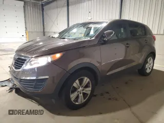 2013 Kia Sportage LX with VIN KNDPB3A27D7442622, listed as a Copart auction lot 63309075 with 134,266 mi miles and Salvage title. Bid and sale history available at DreamBid. Image 1.