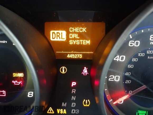 2007 Acura MDX with VIN 2HNYD282X7H512437, listed as a IAAI auction lot 42172436 with 445,273 mi miles. Bid and sale history available at carsss.com. Image 7.
