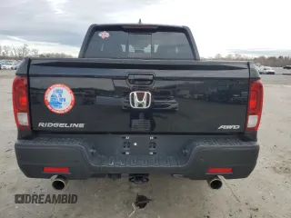 2021 Honda Ridgeline RTL-E with VIN 5FPYK3F74MB027672, listed as a Copart auction lot 49490035 with 80,647 mi miles and Salvage title. Bid and sale history available at DreamBid. Image 6.