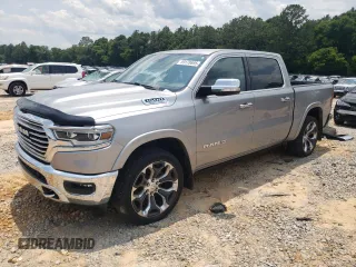 2021 Ram 1500 Longhorn with VIN 1C6SRFKT0MN646518, listed as a Copart auction lot 59178695 with 89,311 mi miles and Salvage title. Bid and sale history available at DreamBid. Image 1.