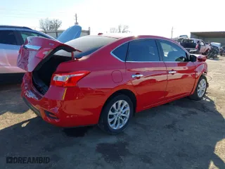 2018 Nissan Sentra SV with VIN 3N1AB7AP1JL614680, listed as a IAAI auction lot 41761506 with 104,776 mi miles. Bid and sale history available at carsss.com. Image 4.
