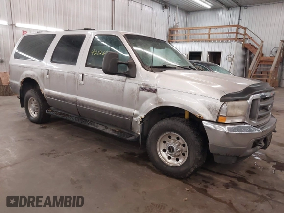 2002 Ford Excursion XLT with VIN 1FMNU41SX2EB16776, listed as a IAAI auction lot 42126900 with 254,968 mi miles and . Bid and sale history available at DreamBid. Image 1.