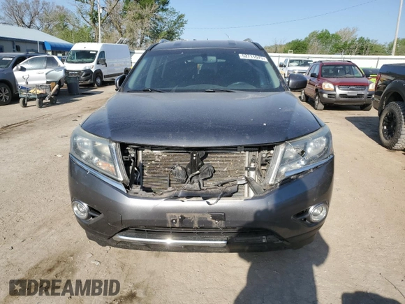 2015 Nissan Pathfinder S z VIN 5N1AR2MN8FC609464, wystawiony jako Copart lot #52711075 z przebiegiem 151 234 mil mil oraz Szkoda całkowita • Salvage title. Historia ofert i sprzedaży dostępna na DreamBid. Obrazek 5.