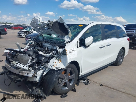 2022 Honda Odyssey EX with VIN 5FNRL6H56NB053487, listed as a IAAI auction lot 42237976 with Not provided miles and . Bid and sale history available at DreamBid. Image 18.