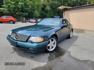 1996 Mercedes-Benz SL-Class with VIN WDBFA67F1TF130955, listed as a Copart auction lot 82580494 with 97,732 mi miles and Clean Title. Bid and sale history available at carsss.com. Image 2.