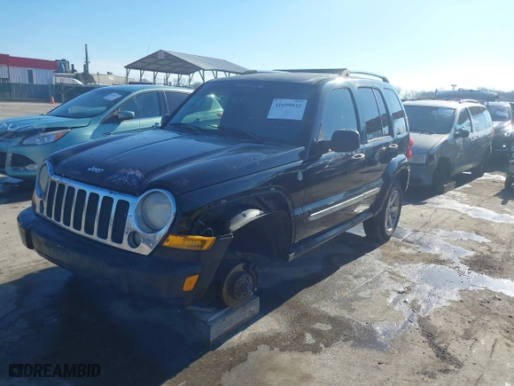 2007 Jeep Liberty Limited with VIN 1J4GL58K57W651814, listed as a IAAI auction lot 41699842 with 312,733 mi miles. Bid and sale history available at carsss.com. Image 18.