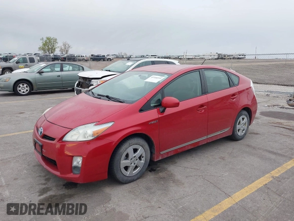 2011 Toyota Prius I with VIN JTDKN3DU9B0300373, listed as a IAAI auction lot 42168355 with 289,676 mi miles and . Bid and sale history available at DreamBid. Image 2.