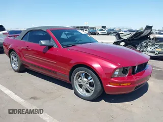2005 Ford Mustang Deluxe with VIN 1ZVFT84N455197638, listed as a IAAI auction lot 42685049 with 177,405 mi miles and . Bid and sale history available at DreamBid. Image 1.