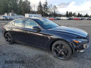 2019 Genesis G70 Advanced with VIN KMTG44LA0KU014928, listed as a Copart auction lot 79976264 with 55,063 mi miles and Salvage Title. Bid and sale history available at DreamBid. Image 4.