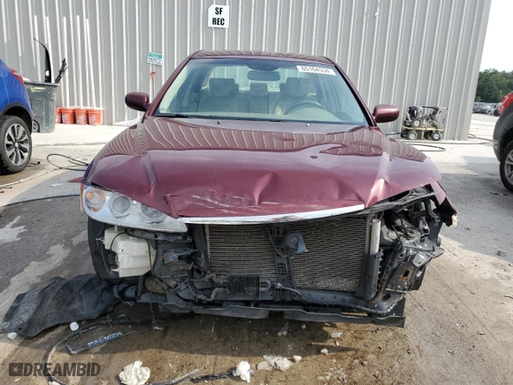 2009 Hyundai Azera GLS with VIN KMHFC46D19A358682, listed as a Copart auction lot 65164534 with 168,592 mi miles and Salvage Title. Bid and sale history available at carsss.com. Image 5.