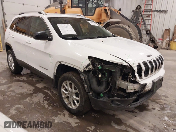 2014 Jeep Cherokee Latitude with VIN 1C4PJMCS4EW318353, listed as a IAAI auction lot 41945598 with 179,425 mi miles and . Bid and sale history available at DreamBid. Image 1.