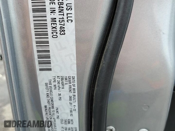 2022 Jeep Compass Limited с VIN 3C4NJDCB4NT157483, выставлен на аукционе Copart как лот 62722915 с пробегом 31 533 миль миль и Списание • Salvage title. История ставок и продаж доступна на DreamBid. Изображение 13.