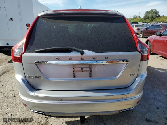 2016 Volvo XC60 T6 Drive-E with VIN YV449MDK4G2822323, listed as a Copart auction lot 76159434 with 107,879 mi miles and Clean Title. Bid and sale history available at carsss.com. Image 6.
