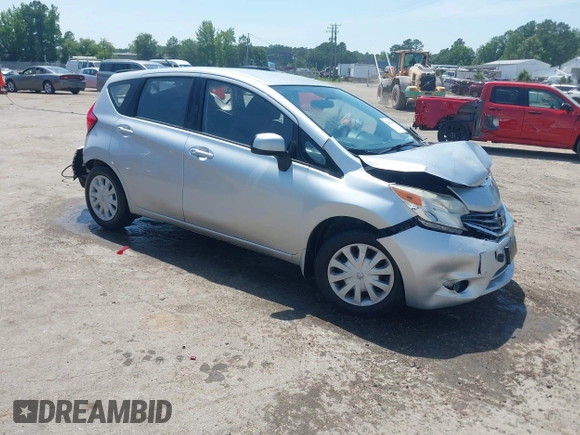 2014 Nissan Note SV with VIN 3N1CE2CPXEL388662, listed as a IAAI auction lot 42581458 with 87,455 mi miles and . Bid and sale history available at DreamBid. Image 1.