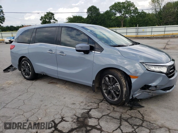 2024 Honda Odyssey Elite с VIN 5FNRL6H94RB037460, выставлен на аукционе Copart как лот 57651765 с пробегом 12 729 миль миль и Списание • Salvage title. История ставок и продаж доступна на DreamBid. Изображение 4.