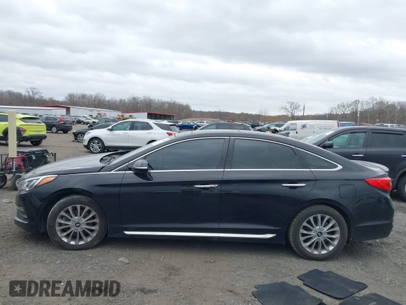 2015 Hyundai Sonata Limited with VIN 5NPE34AF3FH106073, listed as a IAAI auction lot 41705413 with 107,405 mi miles and . Bid and sale history available at carsss.com. Image 14.