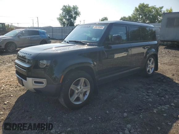 2020 Land Rover Defender HSE with VIN SALE97EU6L2018617, listed as a Copart auction lot 60670585 with 38,721 mi miles and Salvage title. Bid and sale history available at DreamBid. Image 1.