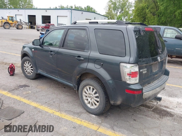 2009 Mercury Mariner Premier z VIN 4M2CU87759KJ17765, wystawiony jako IAAI lot #42354423 z przebiegiem 163 907 mil mil oraz . Historia ofert i sprzedaży dostępna na DreamBid. Obrazek 3.