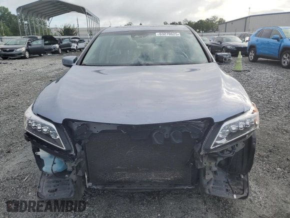2014 Acura RLX Technology with VIN JH4KC1F50EC005051, listed as a Copart auction lot 63270625 with 114,042 mi miles and Salvage title. Bid and sale history available at DreamBid. Image 5.