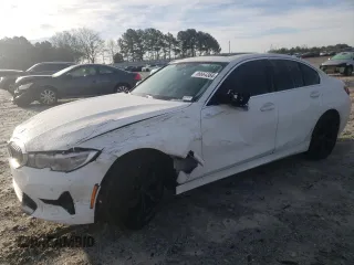 2020 BMW 3 Series 330i with VIN 3MW5R1J01L8B18534, listed as a Copart auction lot 86664364 with 44,007 mi miles and Salvage Title. Bid and sale history available at carsss.com. Image 1.
