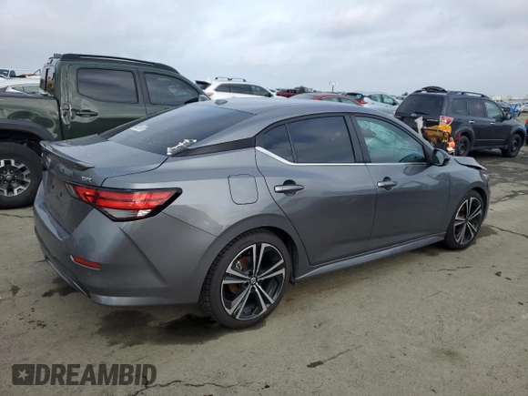 2020 Nissan Sentra SR with VIN 3N1AB8DV4LY253032, listed as a Copart auction lot 85785624 with 36,605 mi miles and Salvage Title. Bid and sale history available at DreamBid. Image 3.
