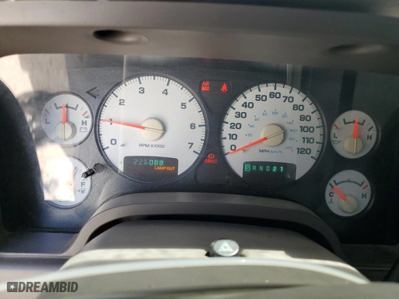 2003 Dodge Ram 1500 ST with VIN 1D7HA16K83J681561, listed as a Copart auction lot 48266275 with 226,088 mi miles and Salvage Title. Bid and sale history available at carsss.com. Image 9.
