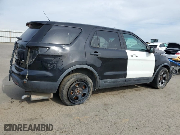 2015 Ford Utility Police Interceptor with VIN 1FM5K8AR1FGC52296, listed as a Copart auction lot 55185565 with 84,970 mi miles and Clean Title. Bid and sale history available at carsss.com. Image 3.
