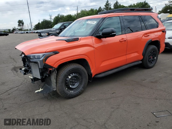 2023 Toyota Sequoia SR5 with VIN 7SVAAABA6PX020564, listed as a Copart auction lot 57772254 with 4,022 mi miles and Salvage Title. Bid and sale history available at carsss.com. Image 1.