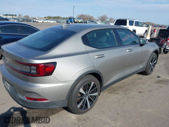 2021 Polestar 2 Launch Edition z VIN LPSED3KA2ML006199, wystawiony jako IAAI lot #42107287 z przebiegiem 27 337 mil mil oraz . Historia ofert i sprzedaży dostępna na DreamBid. Obrazek 4.