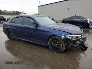 2019 BMW 5 Series 540i xDrive with VIN WBAJE7C56KWW17843, listed as a Copart auction lot 41979375 with Not Provided miles and Salvage Title. Bid and sale history available at DreamBid. Image 4.
